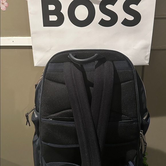 BOSS Men's Navy Backpack - Picture 4 of 5